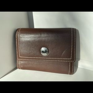 Coach trifold wallet
